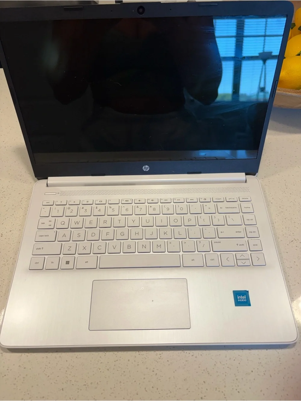 HP 14 Laptop, Intel Celeron White